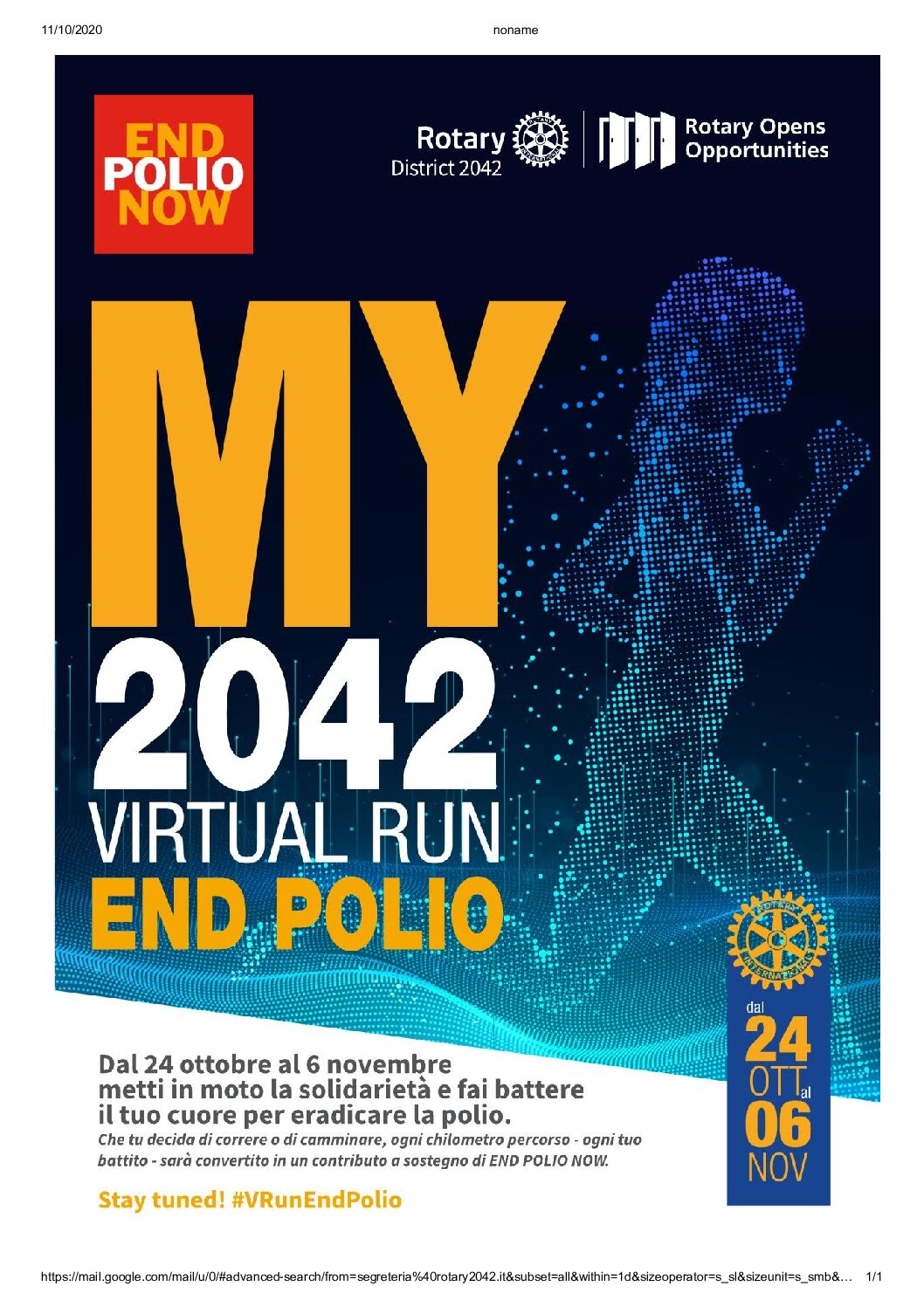 Rotarian Virtual Run